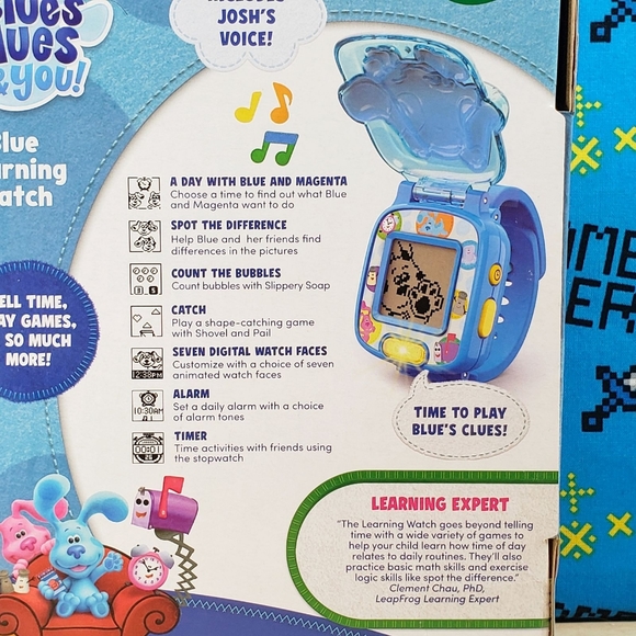 Blues Clues and You Watch -  Blue Learning Watch for Preschoolers Leap Frog NEW - Picture 10 of 12